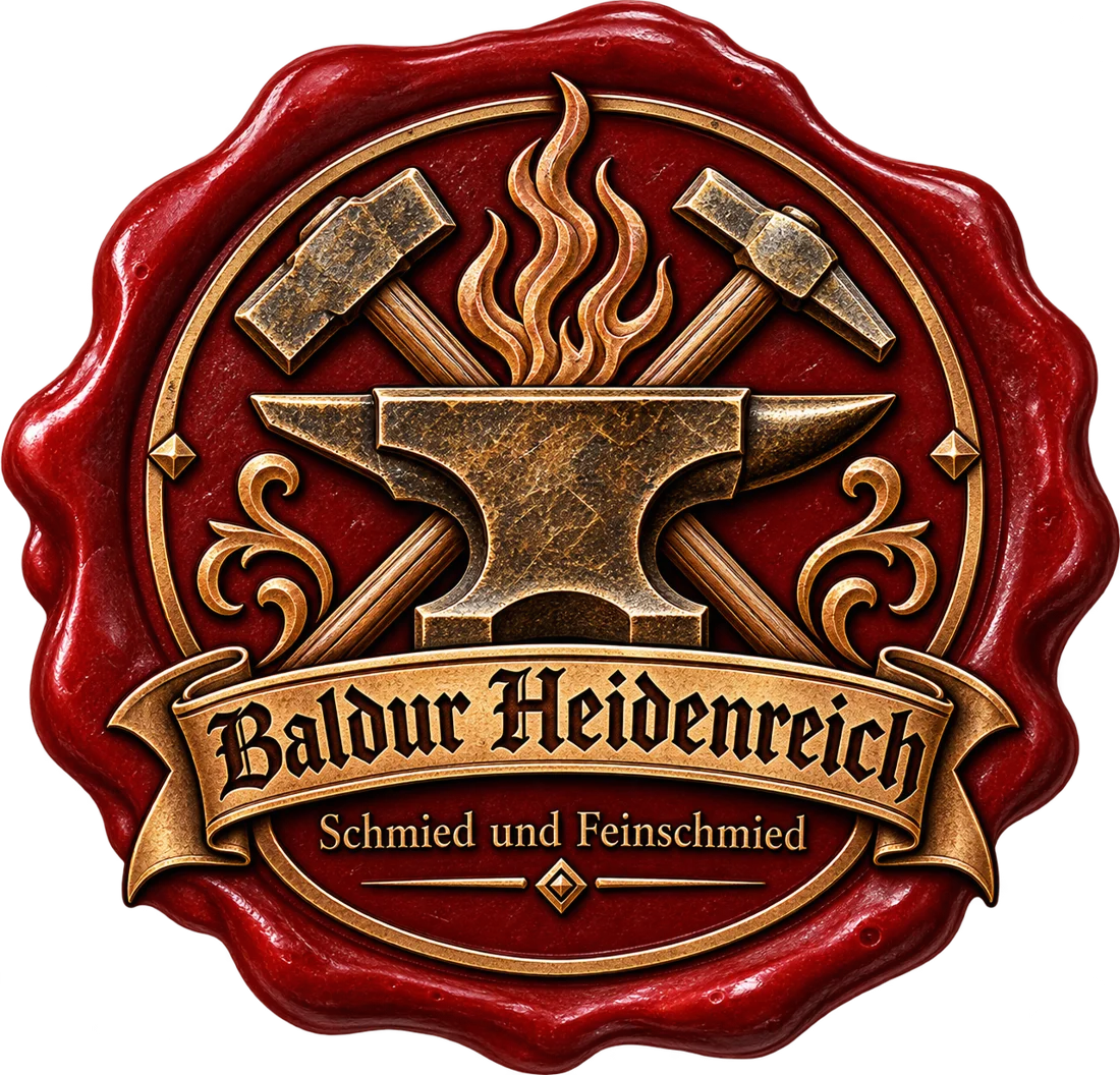 Rotes Wachssiegel von Baldur Heidenreich